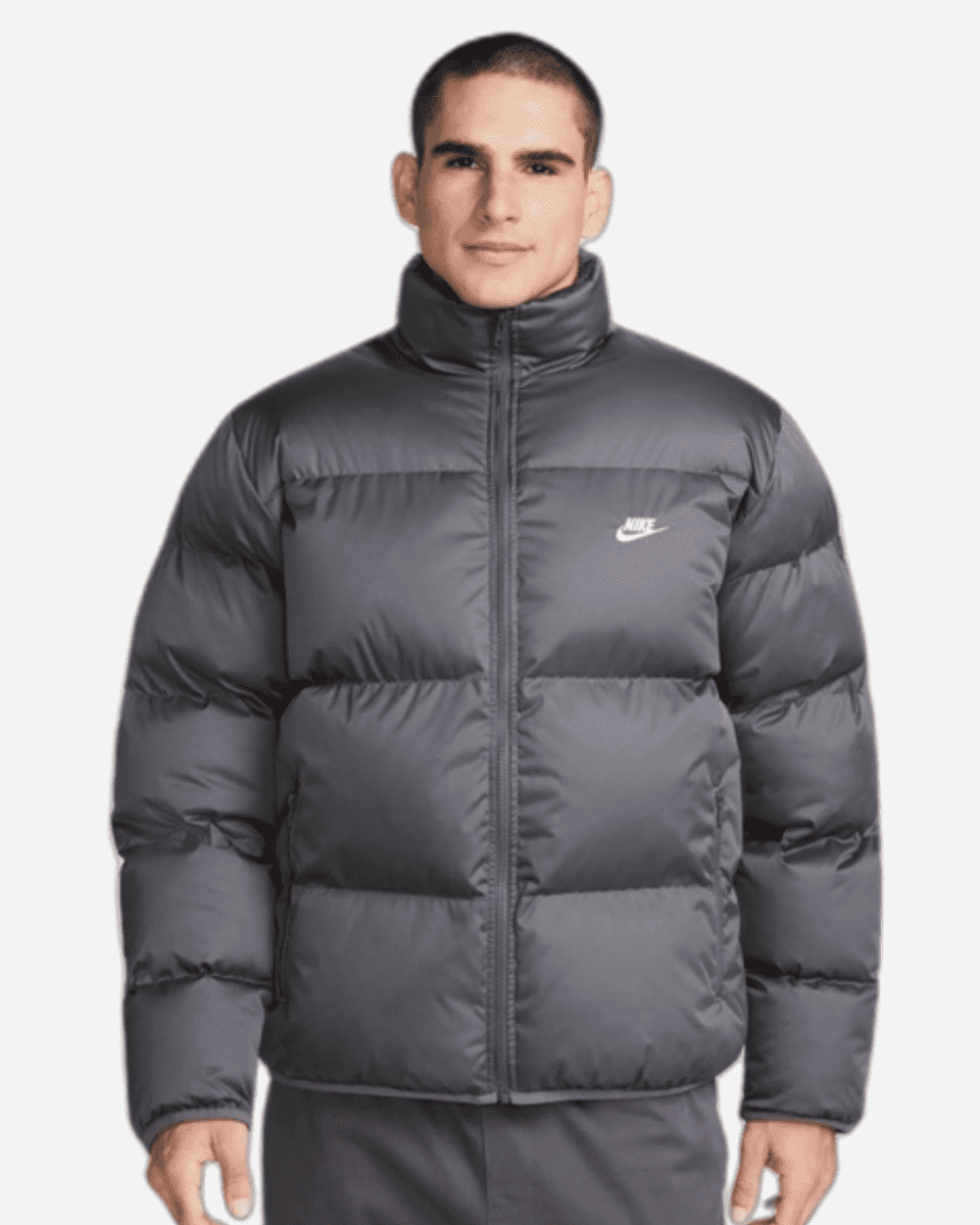 Куртка чоловіча Nike Sportswear Club Puffer FB7368-068 primaloft зима сіра