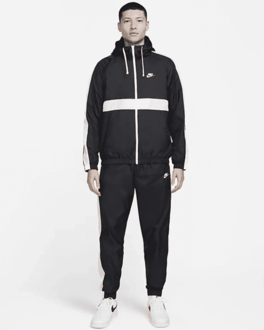 Спортивний костюм чоловічий Nike M Nk Club Wvn Hd Trk Suit BV3025-013 чорний