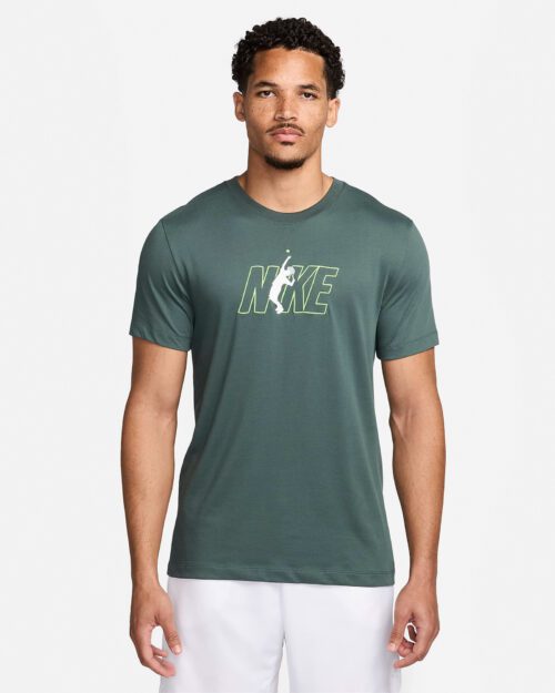 Футболка чоловіча Nike Court Dri-FIT Tennis T-Shirt FV8434-338 зелена
